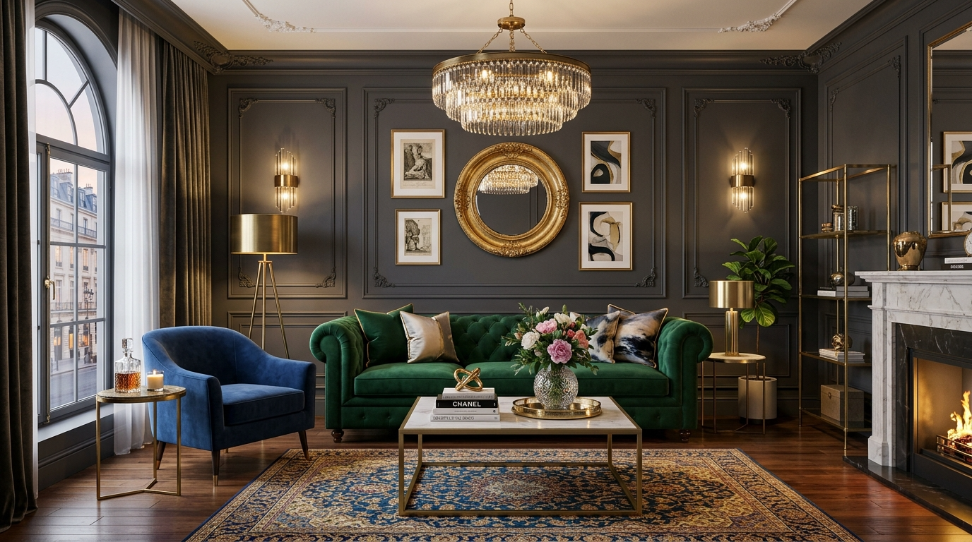 Use scent and sound to complete the vibe